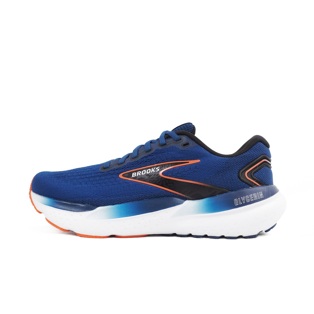 Brooks Glycerin 21 [1104192E474] 男 慢跑鞋 運動 路跑 寬楦 甘油系列21代 緩震 藍