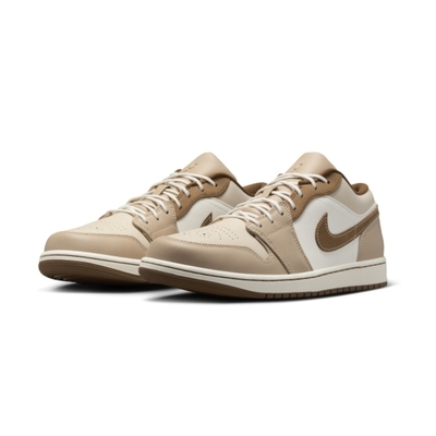 Nike Air Jordan 1 Low SE Tan Brown 牛奶糖雕花 咖啡拉花 皮革 休閒鞋 男鞋 HF5753-221