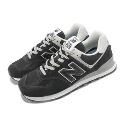 New Balance 休閒鞋 574 男鞋 女鞋 黑 情侶鞋 IU著用 李知恩 NB 紐巴倫 麂皮 經典 復古 ML574EVB-D