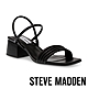 STEVE MADDEN-AT-EASE 方頭交叉繞踝粗跟涼鞋-黑色 product thumbnail 1