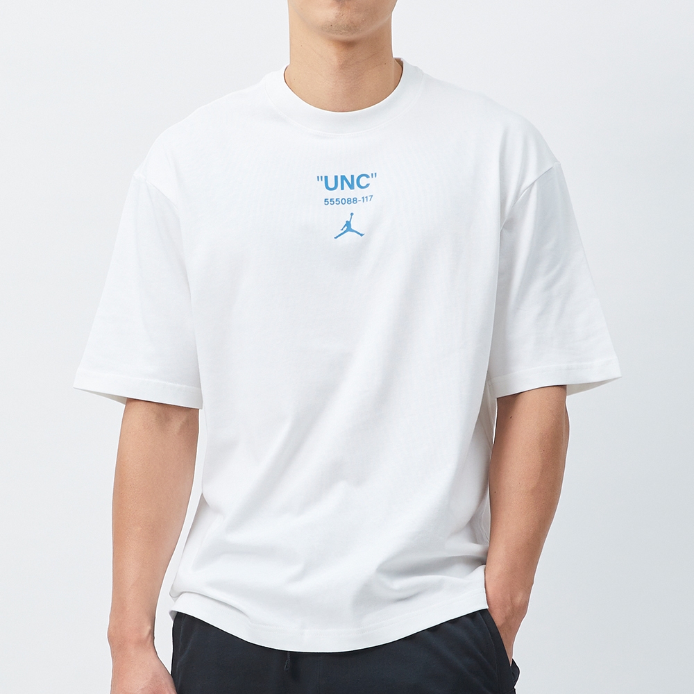 Nike AS M JDN Sneaker SS Tee 男款 白色 喬丹 經典 簡約 運動 舒適 短袖DM3545-100