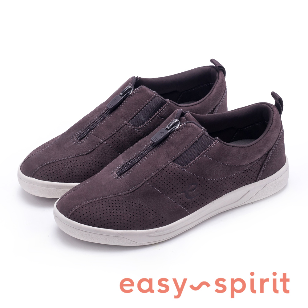 Easy Spirit-FLY 舒適彈性帶運動休閒鞋-咖啡