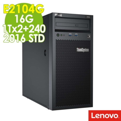 LENOVO ST50 E2104G/16G/240SSD+1TBx2/2016STD