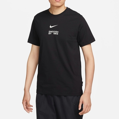 Nike AS M NSW TEE BIG SWOOSH LBR 男短袖上衣-黑-FD1245010