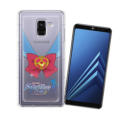 正版美少女戰士Samsung Galaxy A8+ (2018) 空壓安全手機殼(水手服)