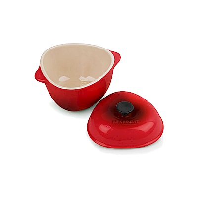 LE CREUSET 瓷器蘋果烤盅 (櫻桃紅)