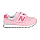 NEWBALANCE 女中童休閒運動鞋-魔鬼氈 反光 313系列 NB N字鞋 PO313PN 粉紅白銀 product thumbnail 1