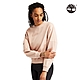 Timberland 女款淺粉色有機棉寬版長袖上衣|A23KX662 product thumbnail 1