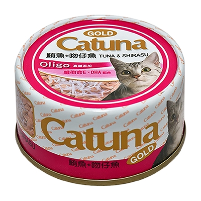 Catuna_開心金貓罐 80gx12入