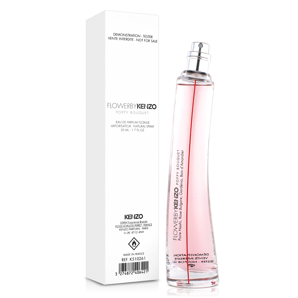 【短效品】KENZO 花花世界女性淡香精50ml-Tester