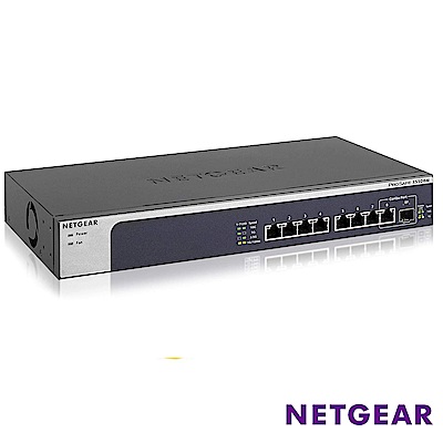 NETGEAR XS508M 8埠10Gb無網管Multi-Giga交換器