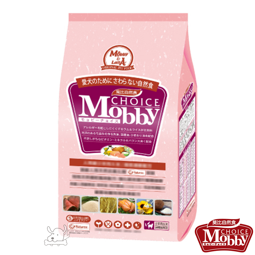 Mobby 莫比 羊肉+米 小型幼母犬配方飼料 3公斤 X 1包