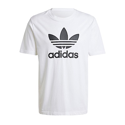 Adidas Trefoil T-Shirt [IV5353] 男 短袖 上衣 T恤 運動 經典 三葉草 基本款 白