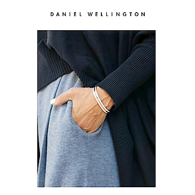 Daniel Wellington DW 手環 Emalie Slim 經典雙色手環玫瑰金x白M DW00400067 | 配飾 |  Yahoo奇摩購物中心