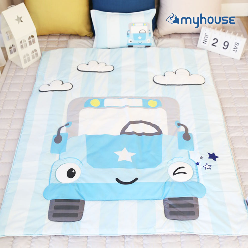 【BabyTiger虎兒寶】Myhouse  韓國防蟎兒童睡袋 - 小汽車