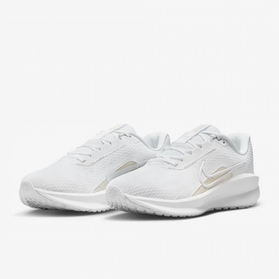 NIKE 慢跑鞋 女鞋 運動鞋 緩震 W DOWNSHIFTER 13 白 FD6476-101