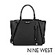 NINE WEST JAMAE扭結吊飾通勤包-黑色(518706) product thumbnail 1