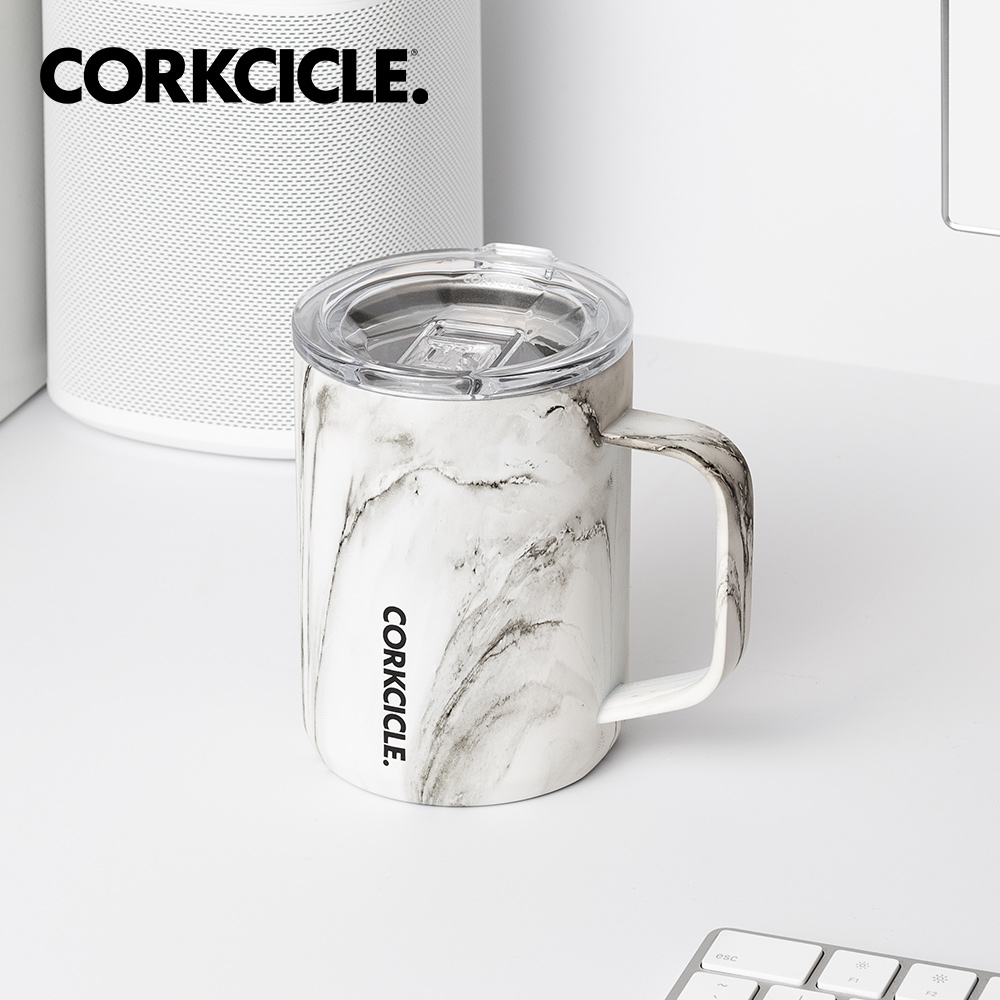 美國CORKCICLE Origins系列三層真空咖啡杯475ml-大理石紋