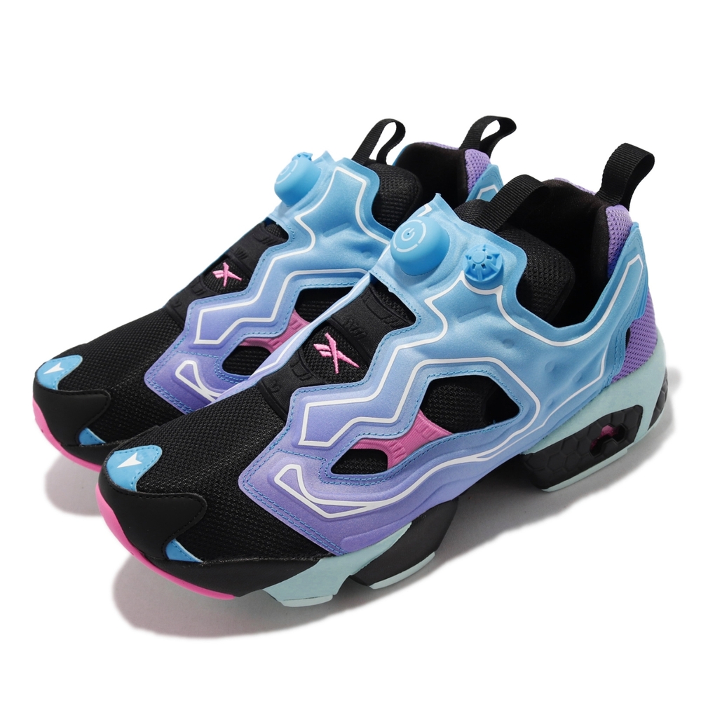 Reebok 休閒鞋 Instapump Fury OG 男鞋 海外限定 經典款 充氣科技 襪套 穿搭 黑 藍 FY9331