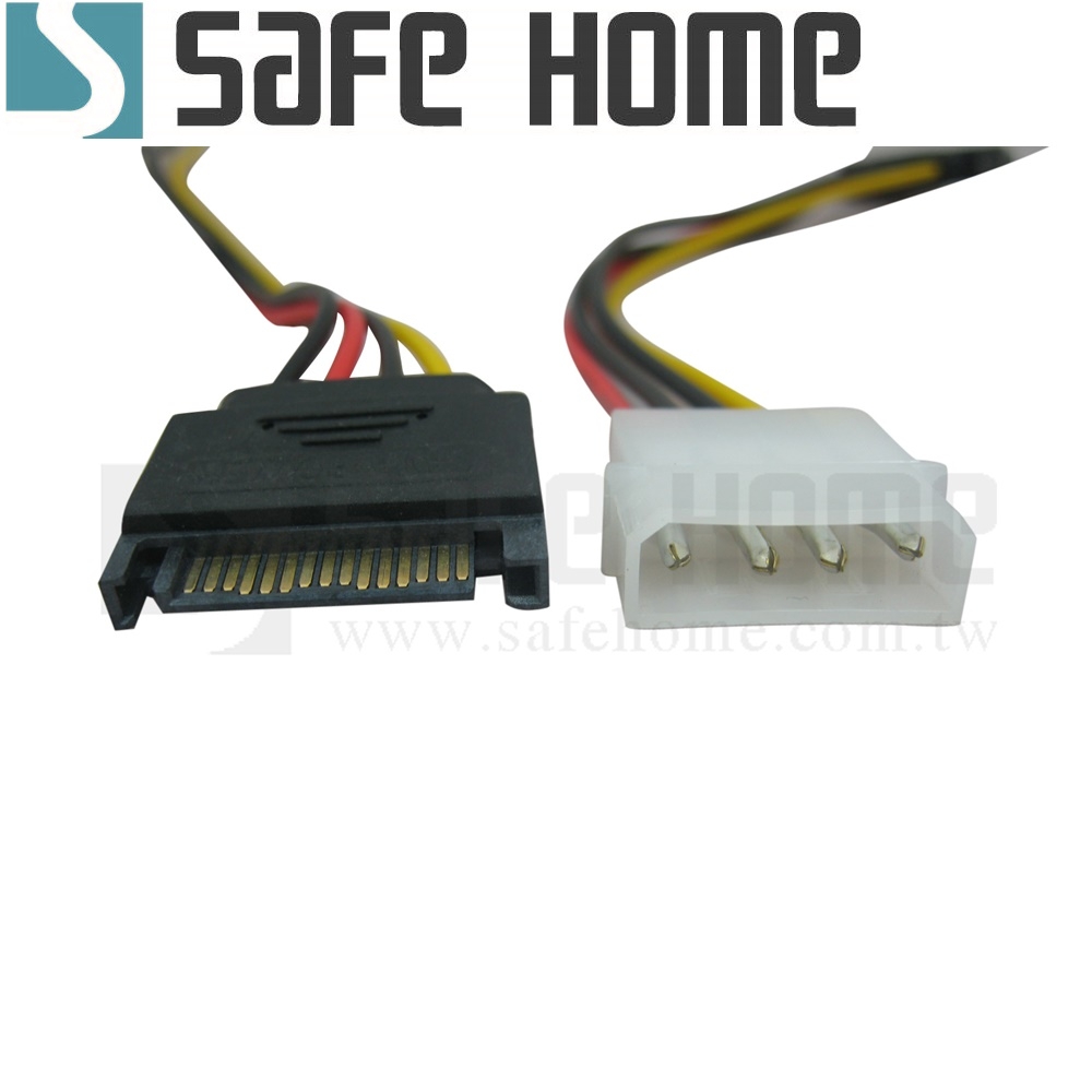 SAFEHOME SATA 1公 轉 大4P 1公 線 CC0406