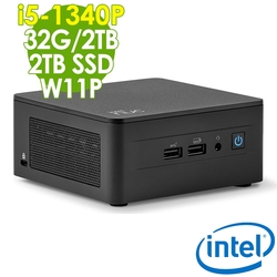 INTEL NUC 13代迷你電腦 (i5-1340P/32G/2TSSD+2TB/W11P)