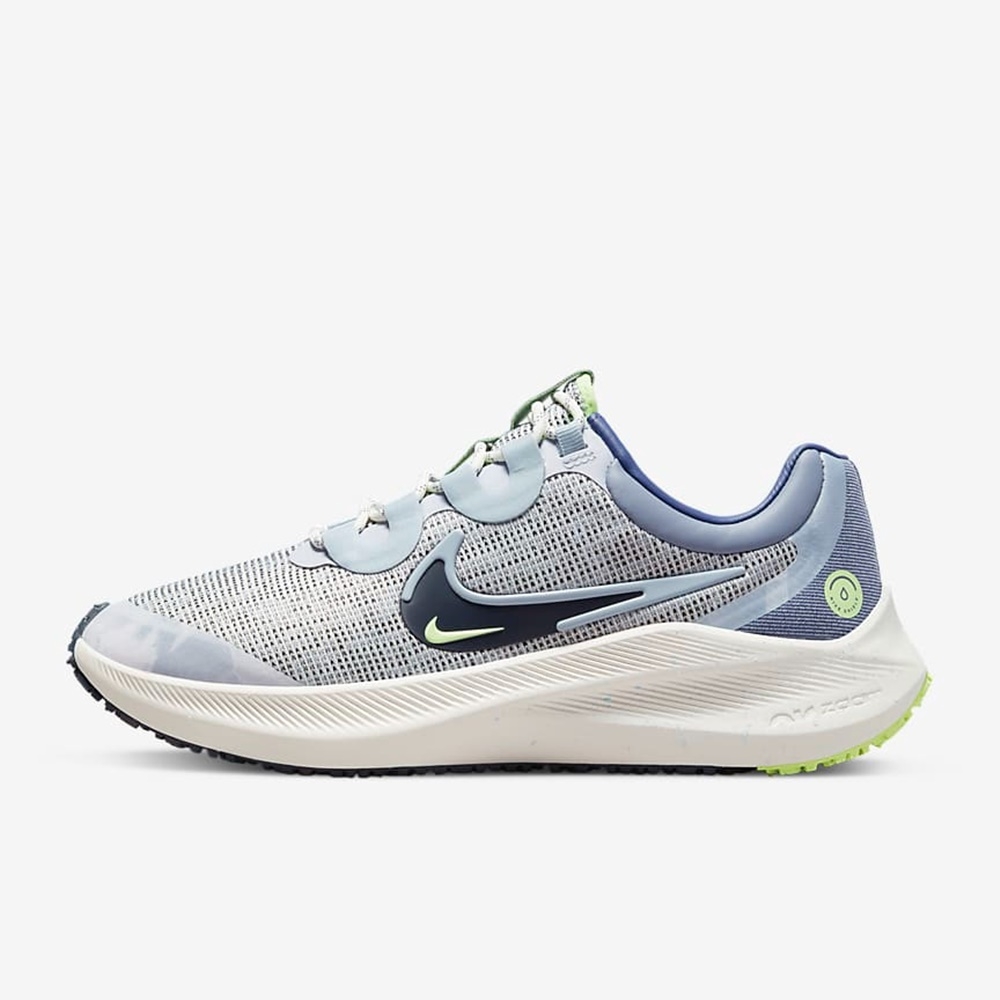 NIKE ZOOM WINFLO 8 SHIELD 女慢跑鞋-白藍-DO2342144