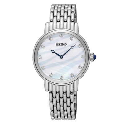 SEIKO精工 CS系列珍珠貝優雅腕錶 禮物推薦 畢業禮物 (7N00-0BL0S/SFQ807P1) SK044