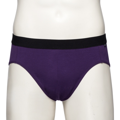 SOLIS 森之鋅系列M-XXL素面貼身三角男內褲(皇家紫)