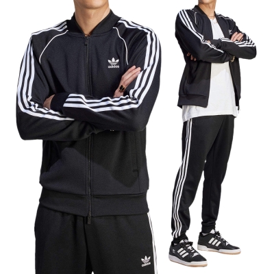 Adidas SST TT 男 黑色 運動 訓練 經典 修身 外套 IM4545