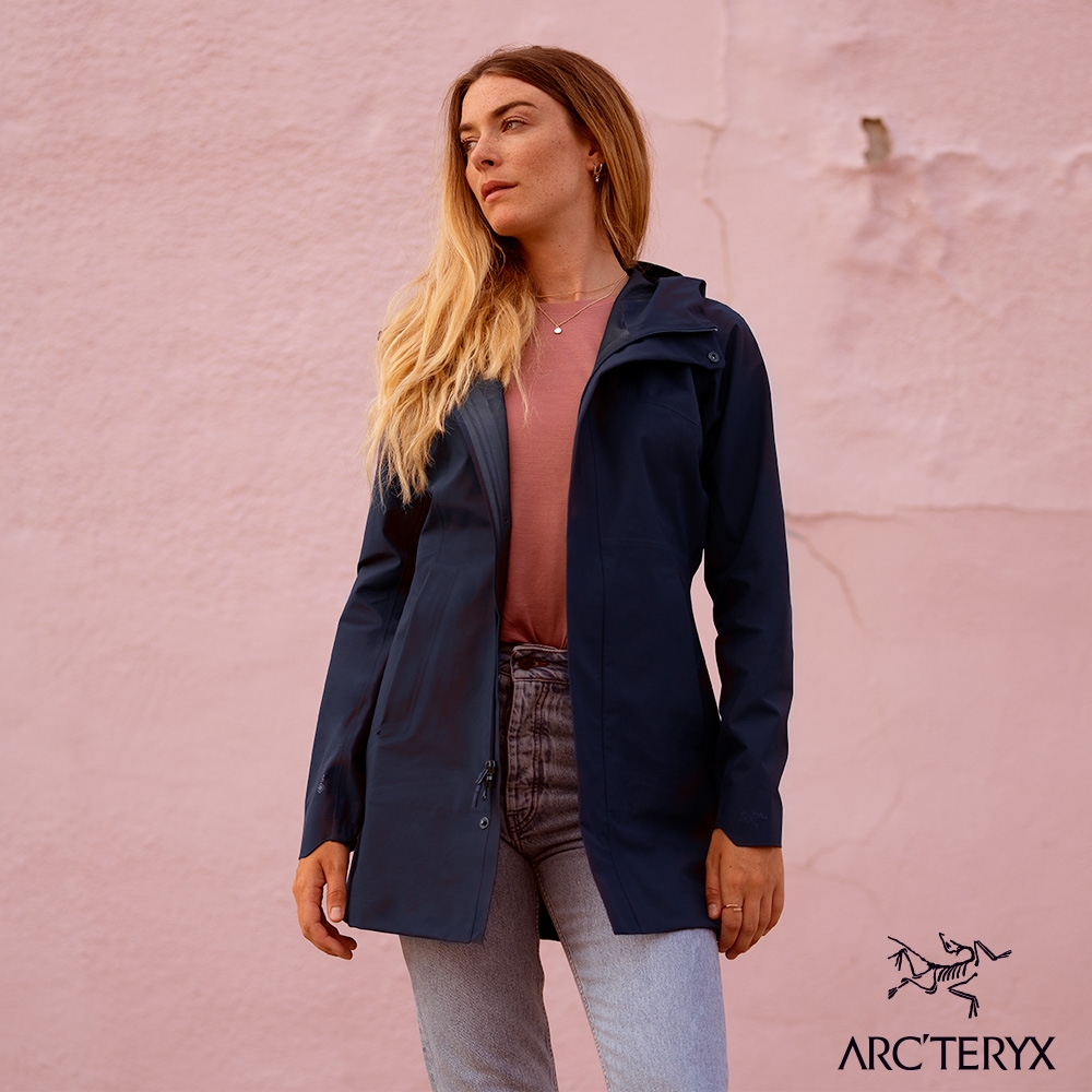 Arcteryx 始祖鳥 女 24系列 Codetta GORE-TEX 防水外套 夜月藍 | GORE-TEX | Yahoo奇摩購物中心