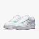 Nike 休閒鞋 AF1 Shadow 運動 女鞋 厚底 舒適 皮革 質感 球鞋 穿搭 白 粉紫 CU8591103 product thumbnail 1