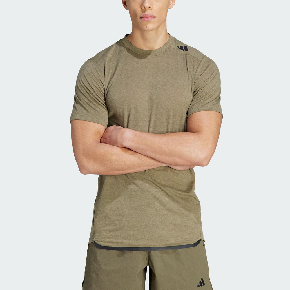 Adidas D4T PS Tee IL1457 男 短袖 上衣 亞洲版 運動 訓練 健身 吸濕排汗 修身 舒適 棕
