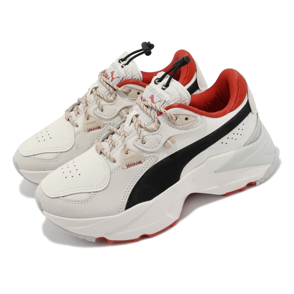 Puma 休閒鞋 Orkid Retro Grade Wns 女鞋 米灰色 基本款 厚底 異材質 麂皮 38746501