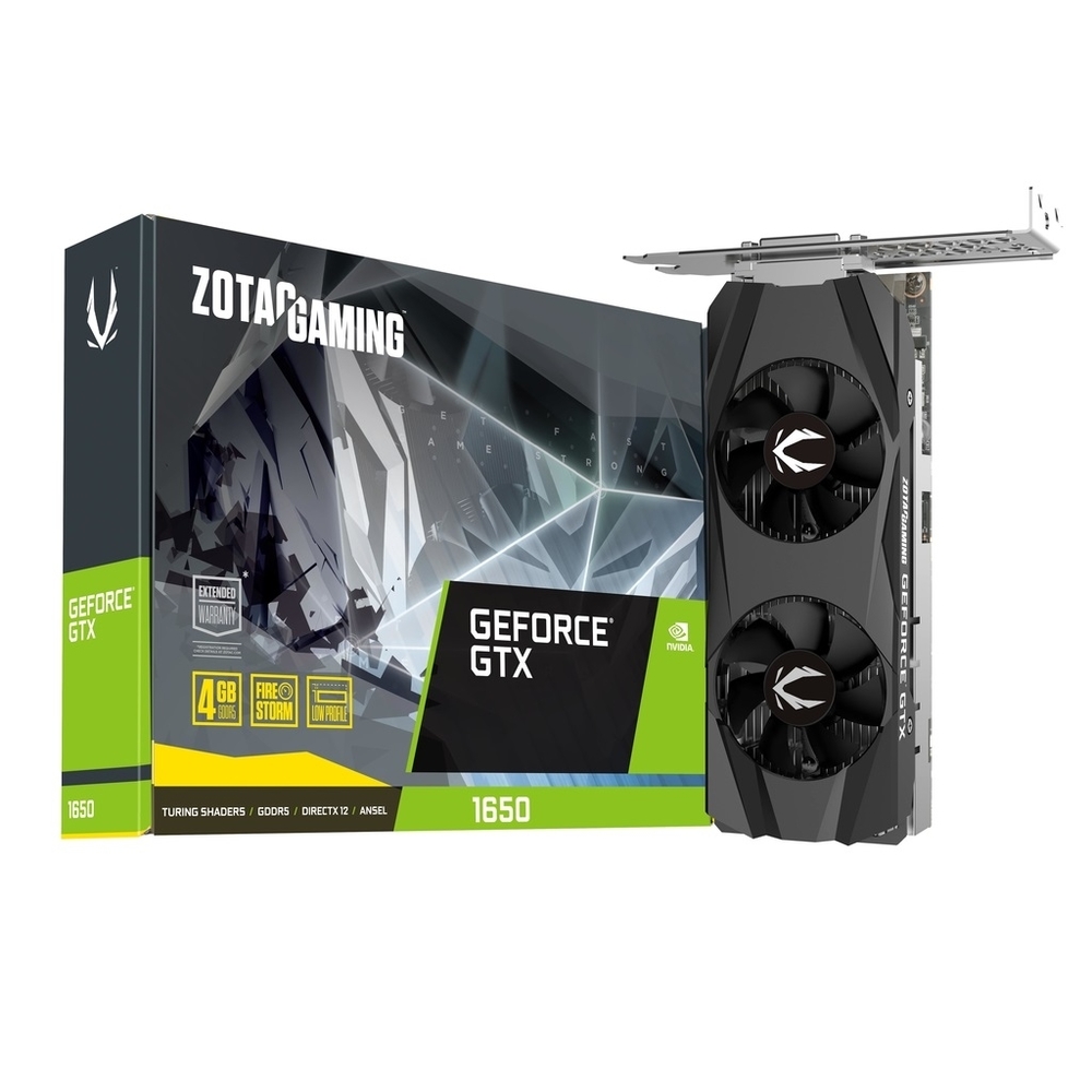 ZOTAC索泰 GAMING GeForce GTX 1650 Low Profile 顯示卡