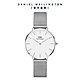 Daniel Wellington DW 手錶 Petite Sterling 32mm星鑽銀米蘭金屬錶-白錶盤-銀框 DW00100164 product thumbnail 1