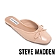 STEVE MADDEN-NELLA 拼接蝴蝶結平底穆勒拖鞋-粉色 product thumbnail 1