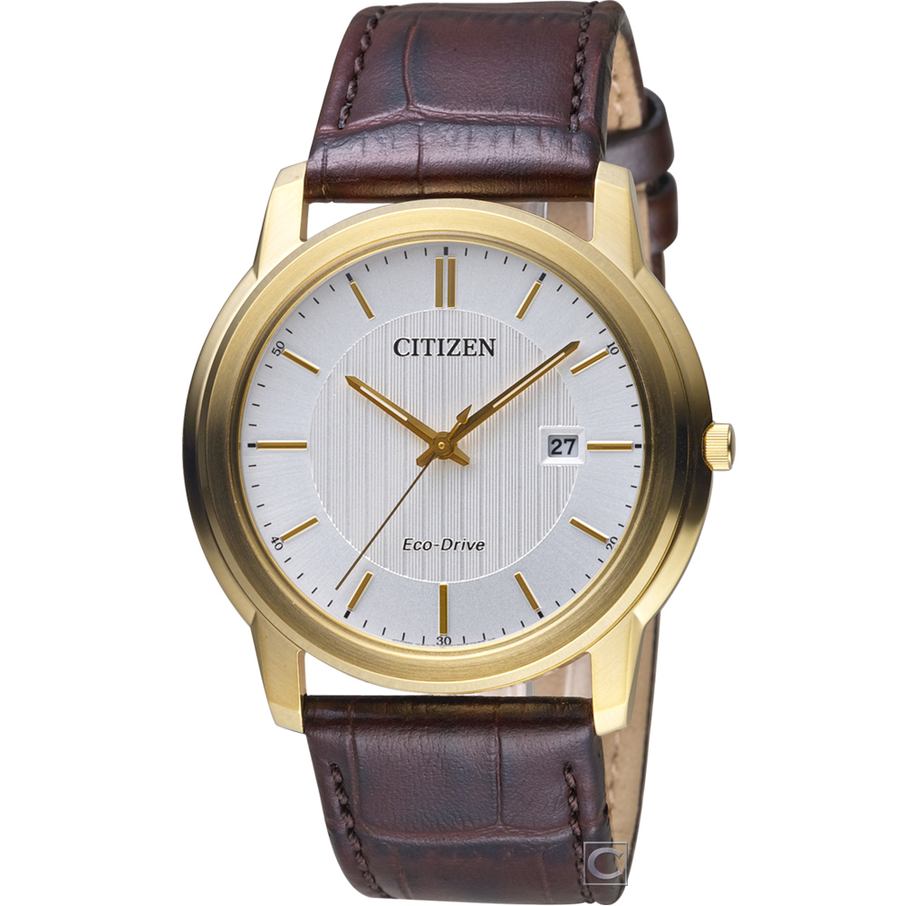 CITIZEN 城市時尚光動能腕錶(AW1212-10A)42mm