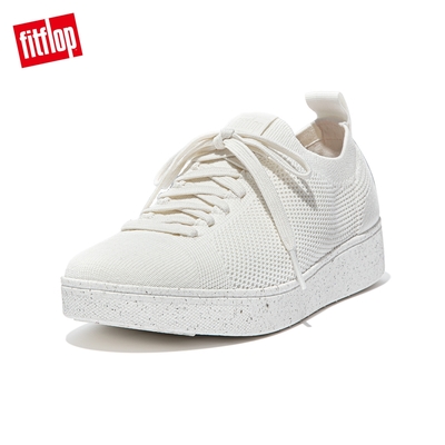 【FitFlop】RALLY e01 MULTI-KNIT TRAINERS 運動風繫帶休閒鞋-女(奶油色)