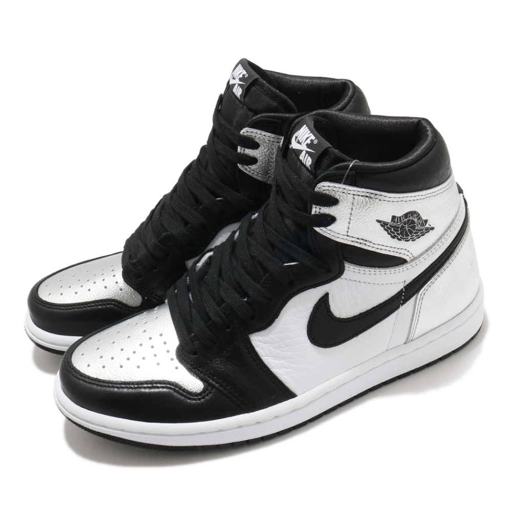 Nike W Air Jordan 1 High OG 女鞋Silver Toe 喬丹AJ1 經典銀黑