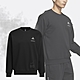 adidas 大學T TH ENG 黑 男女款 衛衣 長袖 上衣 基本款 愛迪達 HN9021 product thumbnail 1