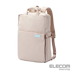 ELECOM 帆布3WAY薄型後背包OF04(限定色)-L卡其