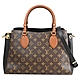 LV M46508 Vendôme MM經典花紋復古造型手提斜背兩用包(咖邊) product thumbnail 1