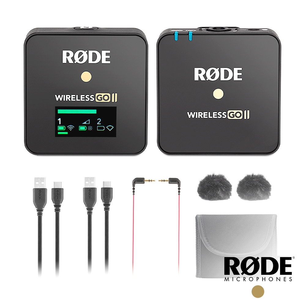 RODE Wireless GO II Single 一對一無線麥克風（公司貨）