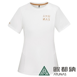 【ATUNAS 歐都納】女款排汗透氣短袖T恤A8TS2317W白/防曬抗UV/休閒旅遊/日常穿搭/大尺碼