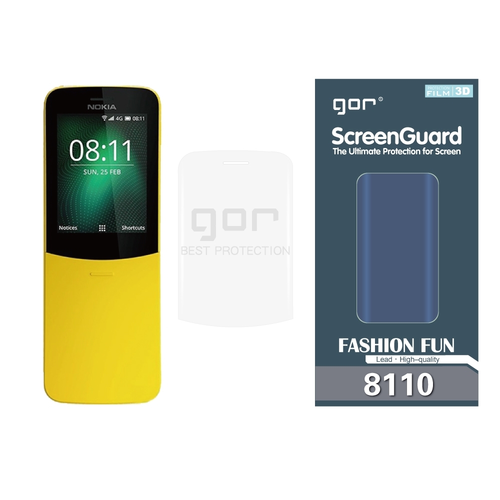 GOR Nokia 8110 滿版保護貼 諾基亞 8110 透明 PET