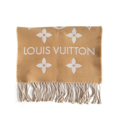 Louis Vuitton MONOGRAM Monogram Wool Logo Scarves (M78526, M70520)