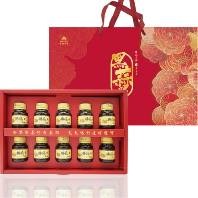 勝蒜在握 黑蒜精禮盒(65ml/瓶，10瓶/盒) 共4盒特價!