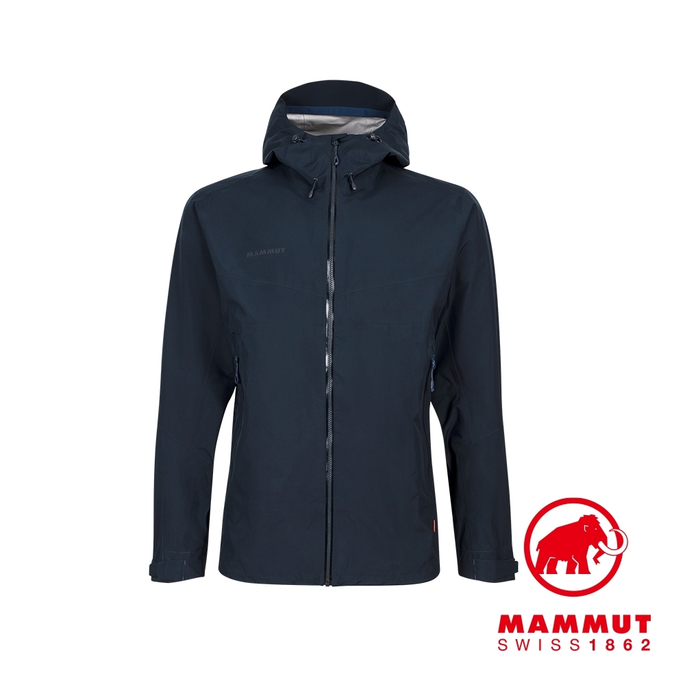 【Mammut 長毛象】Convey Tour HS Hooded Jacket GTX防風防水連帽外套 海洋藍 男款 #1010-27840