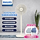 【PHILIPS 飛利浦】 窄邊框時尚美型風扇 +DIKE 低反彈背靠墊 兩色(綠/藍)(ACR2142SF+HBC102) product thumbnail 2