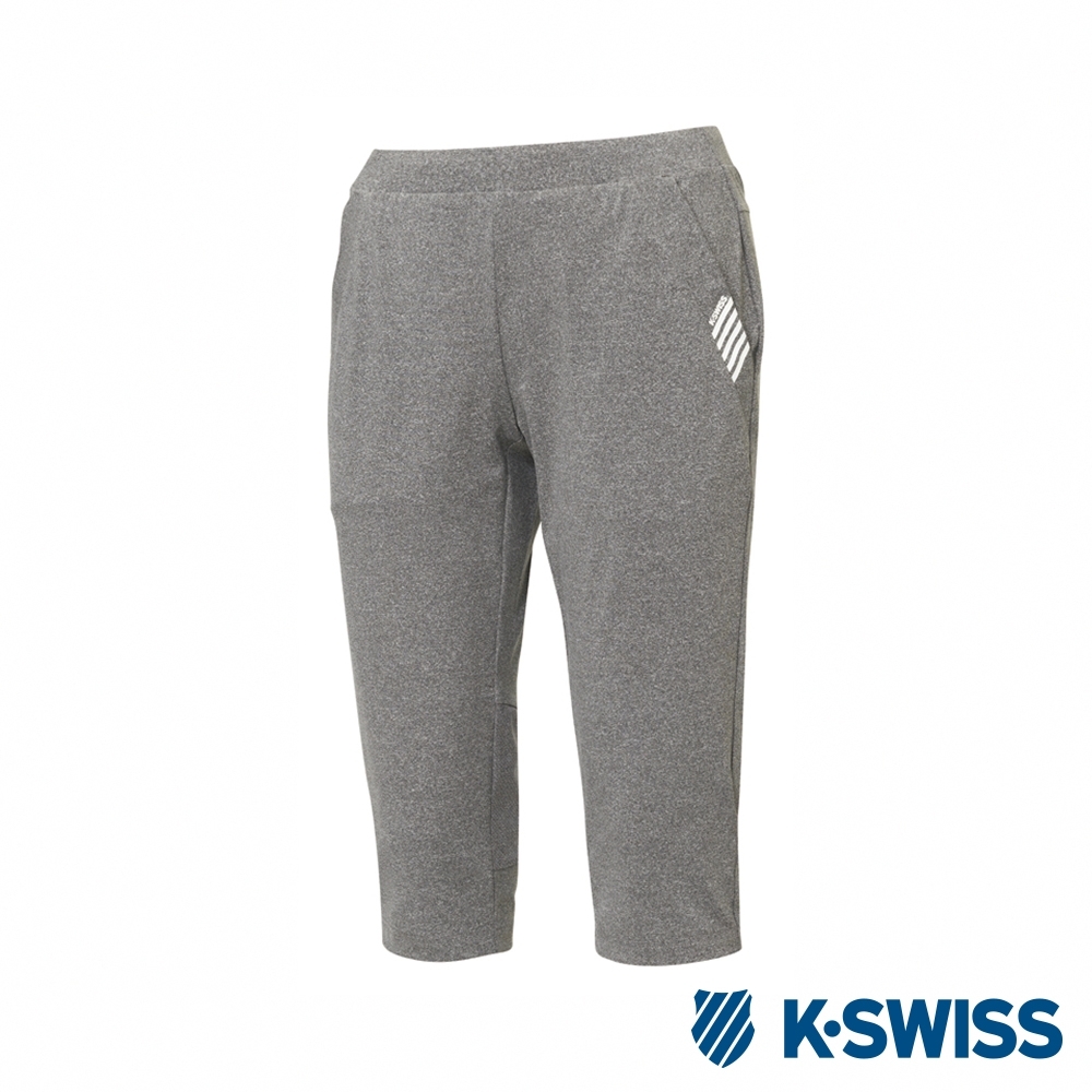 K-SWISS PF Capri pants韓版運動七分褲-女-灰